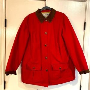 Lands End barn coat LG